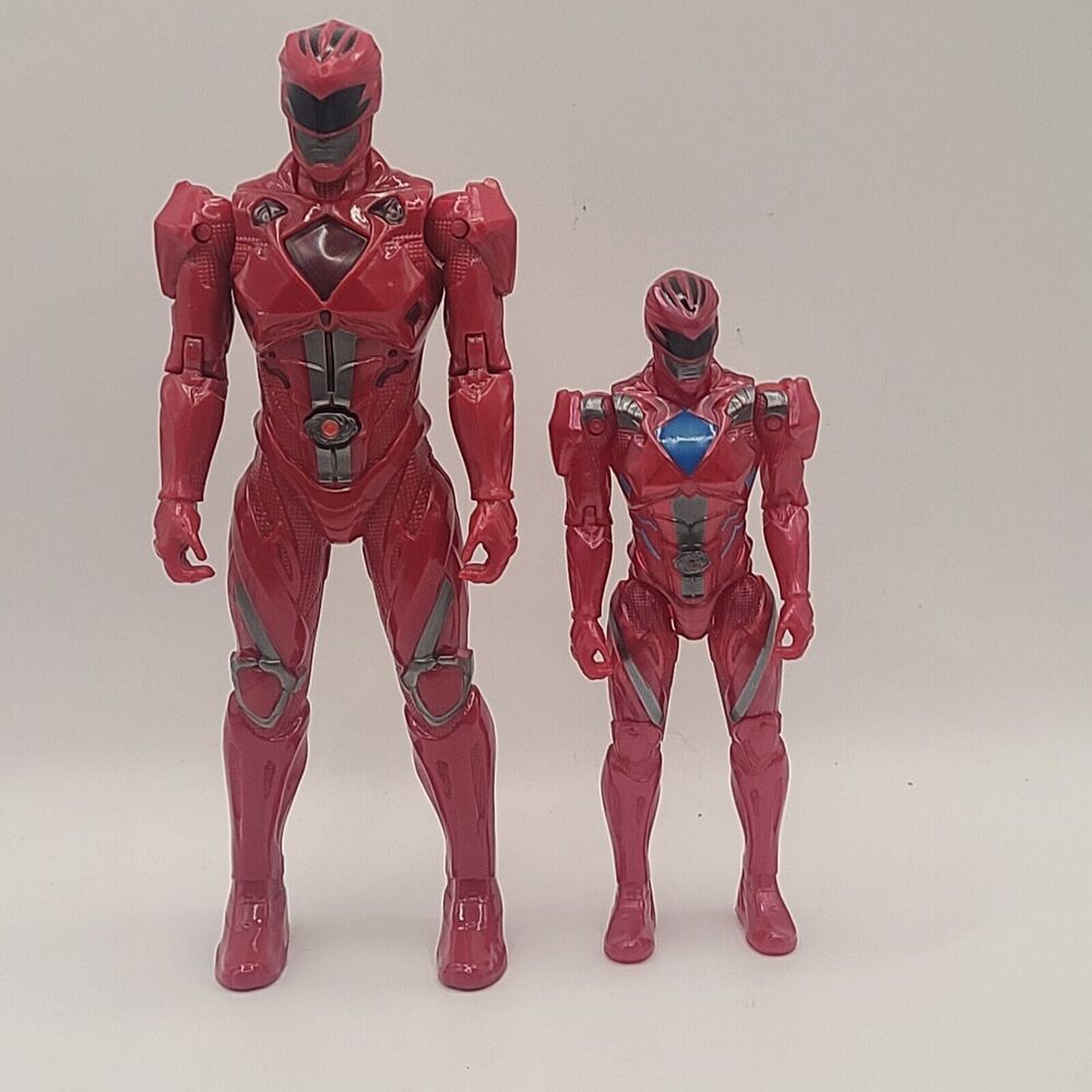 Red Ranger 12" Action Figure, Saban's Power Rangers : The Move 2016 Lot Of 2